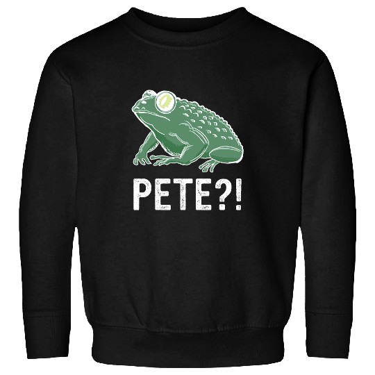 Frog Pet Pete Funny Frog For Frog Lovers Sweatshirts