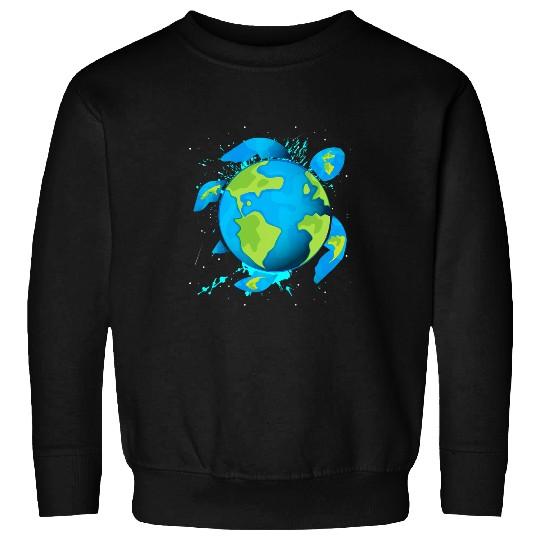 Turtle Pet Environmental Protection Environmentalists Sea Turtle Earth Sweatshirts