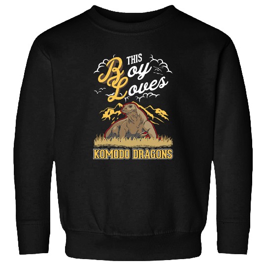Komodo Pet This boy loves Komodo Dragons Sweatshirts