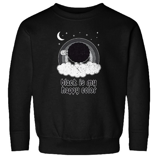 Sheep Pet Sad Black Sheep EGirl EMO Nu Pastel Goth Aesthetic Sweatshirts