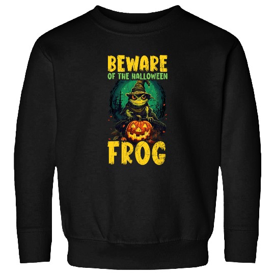 Frog Pet Halloween Scary Toad Trick Or Treat Spooky Amphibian Sweatshirts