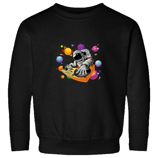 Astronaut Job psychedelics Music DJ Techno Festival Electronic Sweatshirts