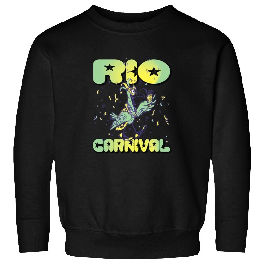 Flamingo Pet carnivals Flamingo Rio de Janeiro Brazil Souvenir Mardi Gras Sweatshirts