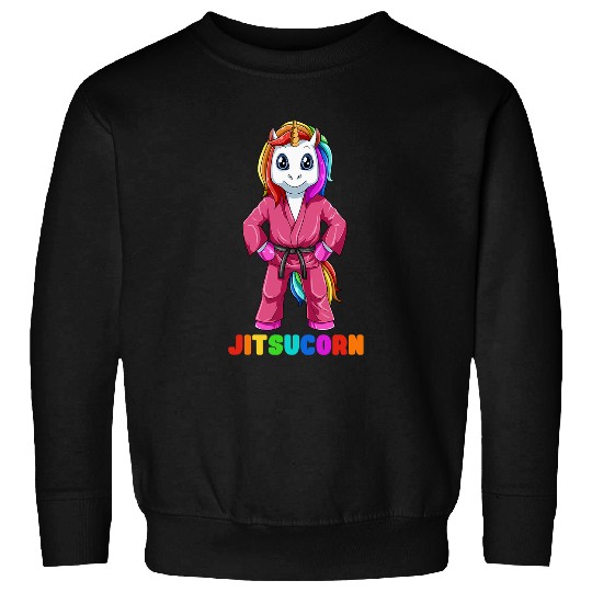 Unicorn Pet Cute Jiu Jitsu Unicorn Girls Women 6 Sweatshirts