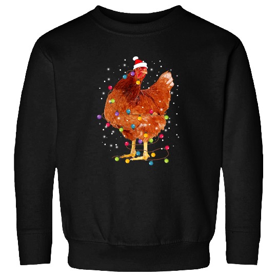 Chicken Pet Christmas Tree Light xmass Ornament Decor Sweatshirts