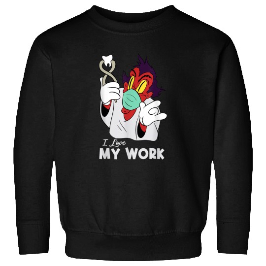 dentists Job I Love My Work Devil dentists Dental Care Dental Assistant Sweatshirts