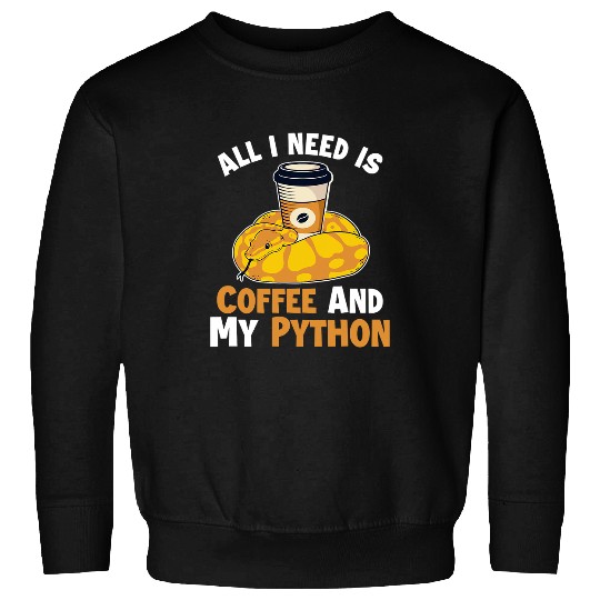 Python Pet and Python Snake Lover Pythonidae Banana Ball Python 1 Sweatshirts