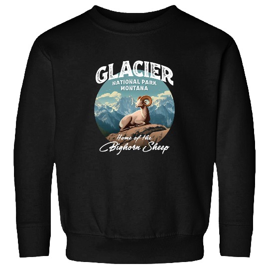 Sheep Pet Glacier National Park Bighorn Sheep 01 Sweatshirts