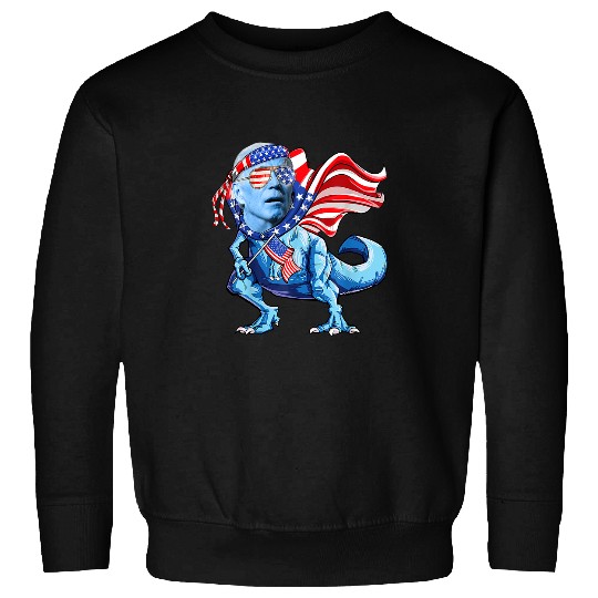 Dinosaur Pet Joe Biden Dinosaur T rexs 4th Of July America BidensaurusRex Sweatshirts