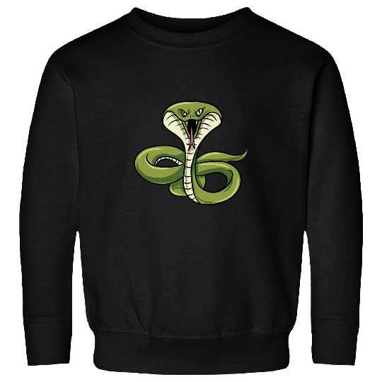 Python Pet animal snake poison cobra cool python anaconda Sweatshirts