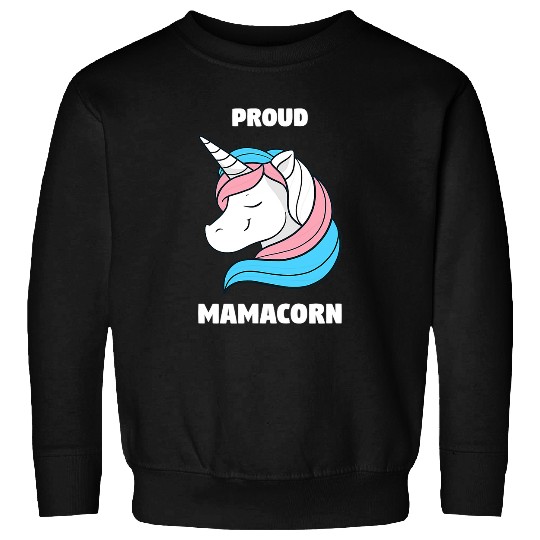 Unicorn Pet Proud Mamacorn Trans Flag Unicorn Transgender Pride Month Sweatshirts