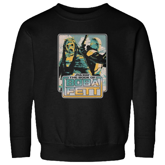 Book Fun Star Wars The Book Of Boba Fett Tusken Raider Retro Style Sweatshirts