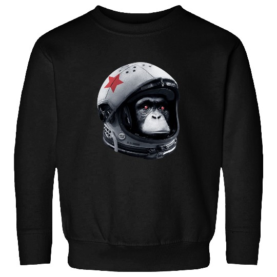 Astronaut Job Astro Chimp Astronaut Space Galaxy Helmet Monkey Chimpanzee Sweatshirts