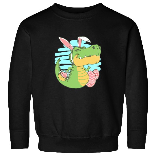 Dinosaur Pet Happy Easter Spring Easter Egg Easter Bunny Sweatshirts