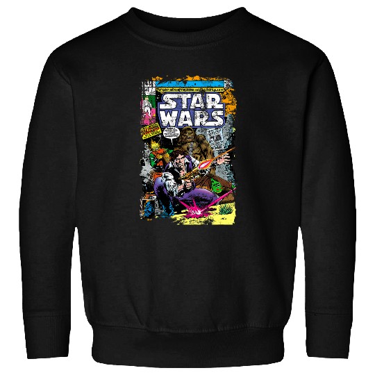 Book Fun Star Wars Classic Han Solo Chewbacca vintages Comic Sweatshirts