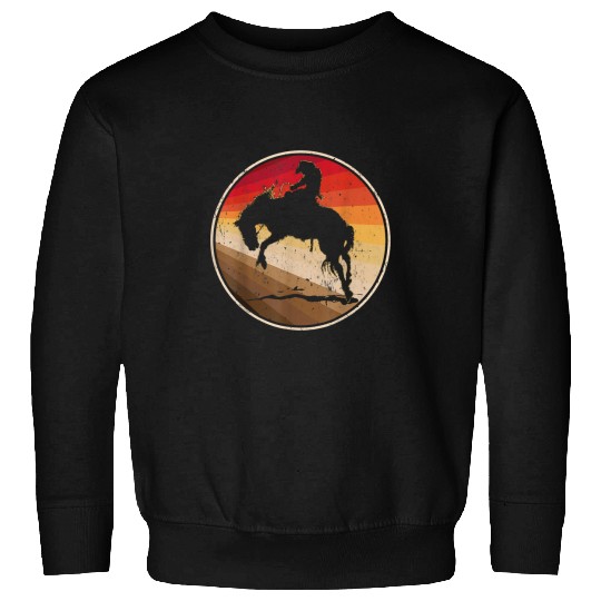 Horse Pet Rodeo Horse Bull Riding Western Cowboy Yeehaw Texas Vintage Sweatshirts