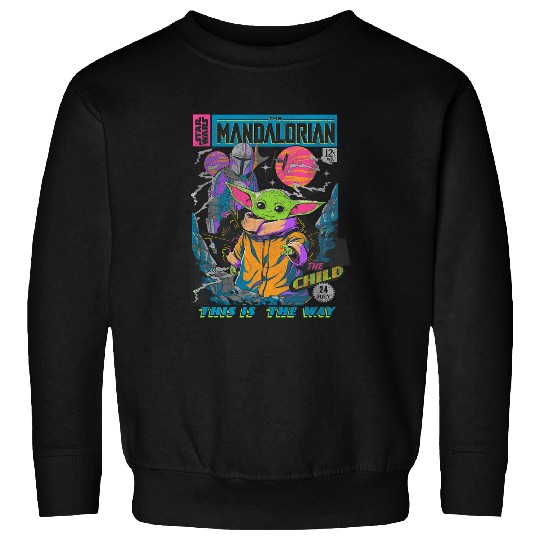 Book Fun Star Wars The Mandalorian The Child Comic Sweatshirts