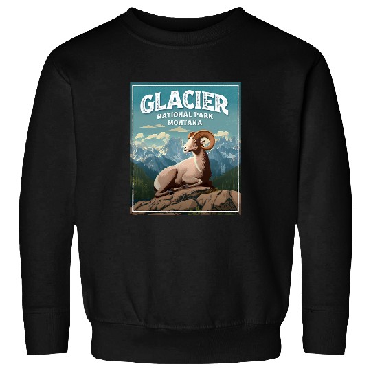 Sheep Pet Glacier National Park Bighorn Sweatshirts