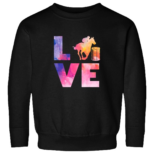 Horse Pet Barrel Racing Lover Horse Racing Funny Barrel Racer 5 Sweatshirts