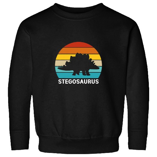 Dinosaur Pet Retro Dinosaur Women Stegosaurus Sweatshirts