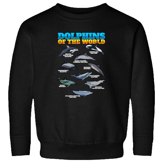 Whale Pet of the World Whales Marine Biology Dolphin Lover Sweatshirts