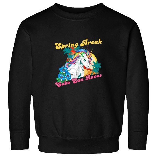 Unicorn Pet Princess Child Spring Break Cabo San Lucas Trip Girl Sweatshirts