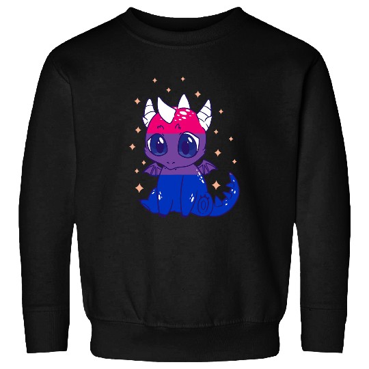 Dragon Pet Bisexual Dragon Bi Pride Bisexuality Bisexual Flag LGBT Sweatshirts