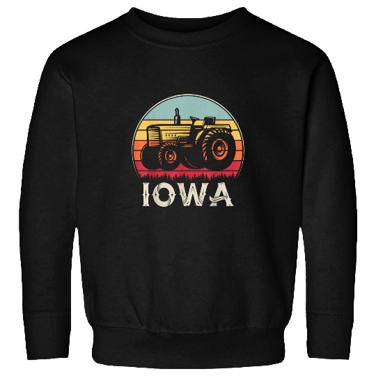 Tractor Fun Iowa vintages Tractor Farmer Gifts Sweatshirts