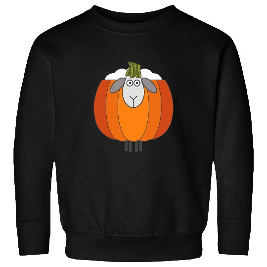 Sheep Pet Halloween Fancy Dress Pumpkin Sheep With Stalk Hat Sweatshirts