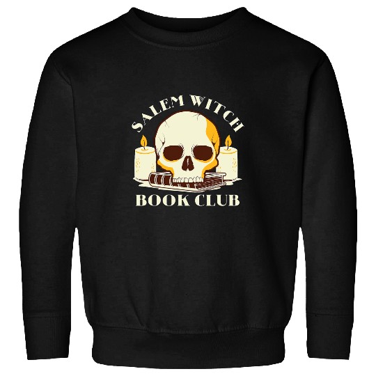 Book Fun Funny Halloween Salem Witch Book Club Sweatshirts
