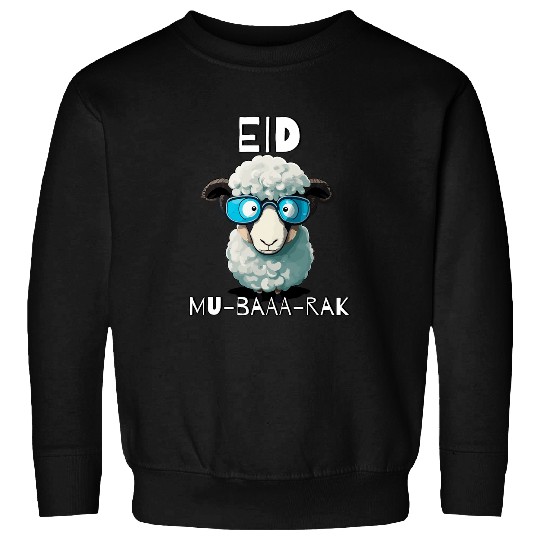 Sheep Pet Islamic Ramadan Eid Mubarak Gifts For Kids Sweatshirts