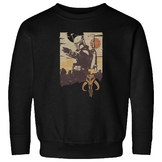 Book Fun Star Wars The Book of Boba Fett Tatooine Battle Sweatshirts
