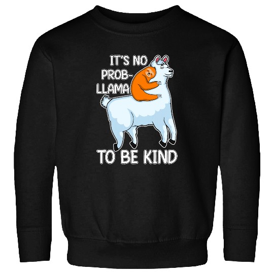 Sloth Pet Llama Bullying Kids Girls UNITY DAY Orange 24 Sweatshirts