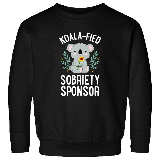 Koala Pet KoalaFied Sobriety Sponsor Addiction Counselor Koala Bear Sweatshirts