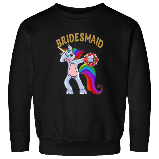 Unicorn Pet Bridesmaid Hen Party Unicorn Bridesmaid Sweatshirts
