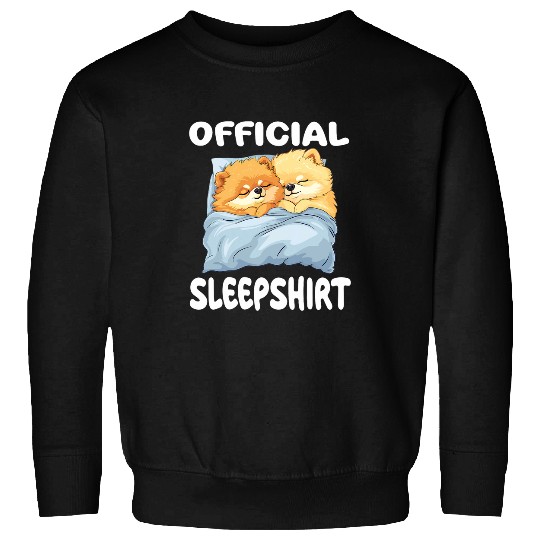 Pomeranian Pet Dog Official Sleep Pajamas Nightgown Sweatshirts