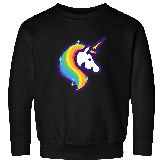 Unicorn Pet Rainbow Striped Kidcore Aesthetic Clothes E Girl Sweatshirts