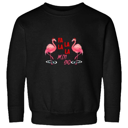 Flamingo Pet FA LA LA LA Mingo Matching Family Santa Flamingo Christmas 85 Sweatshirts