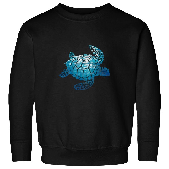 Turtle Pet Under The Sea Beach Ocean Marine Biologist Grunge Sweatshirts