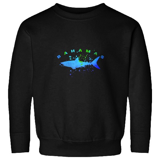 Shark Pet BAHAMAS Beach Vacation Spring Break Family Rip Shark Diving Sweatshirts