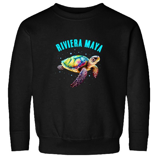 Turtle Pet Riviera Maya Vacation Sea Turtle Matching Family Group Sweatshirts