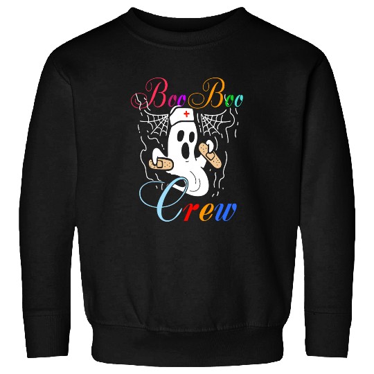 nurses Job Boo Boo Crew Doctor Paramedic EMT nurses Halloween 2 Sweatshirts