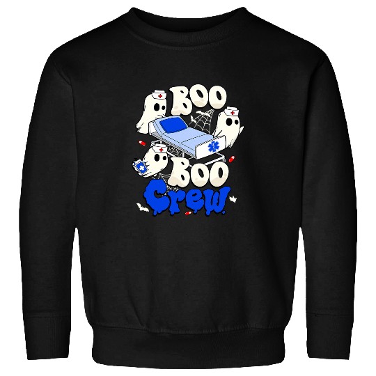 nurses Job Boo Boo Crew Doctor Paramedic EMT nurses Halloween 14 Sweatshirts