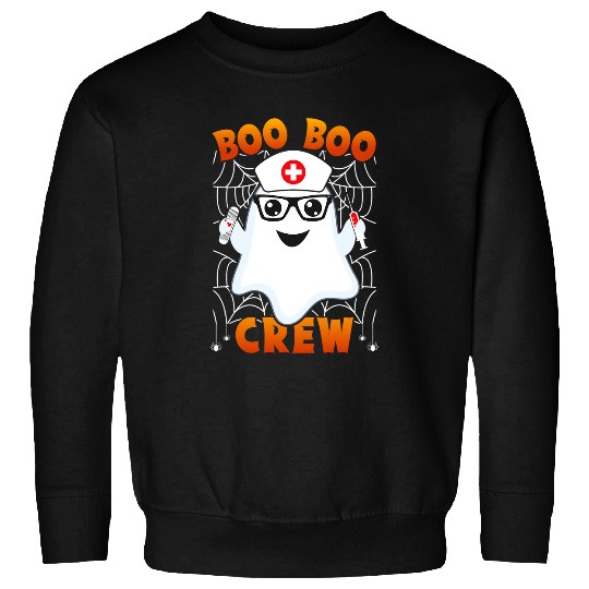 nurses Job Boo Boo Crew Nursing Halloween Funny Sweatshirts