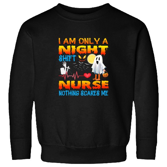 nurses Job Boo Boo Crew nurses Heartbeat Halloween Costume Sweatshirts
