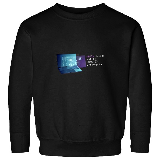 Python Pet Eat Code Sleep Repeat Computer Science Python Programmer Sweatshirts