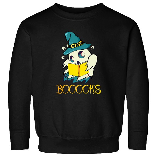 Book Fun halloween booooks boo ghosts book lover library reading Sweatshirts