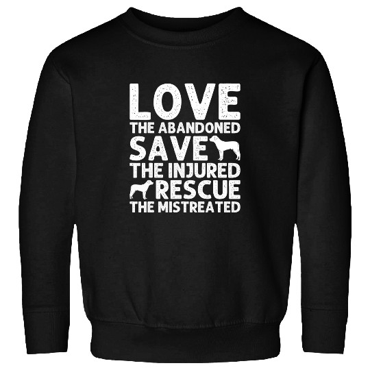 Veterinarian Job Love The Abandoned Dog Veterinarian Save Dogs Dog Rescue Sweatshirts
