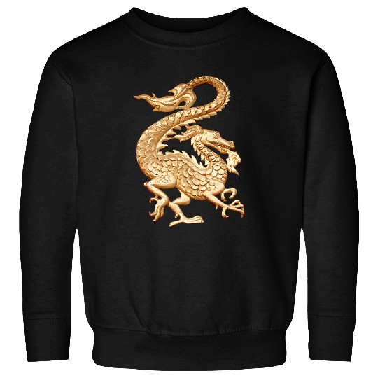Dragon Pet Chinese Dragon Retro Dragon Grunge Aesthetic Vaporwave Sweatshirts
