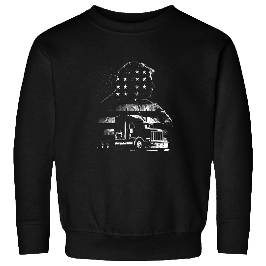 Truck Fun American Big Rigs Diesel Truck Driver 70 Sweatshirts